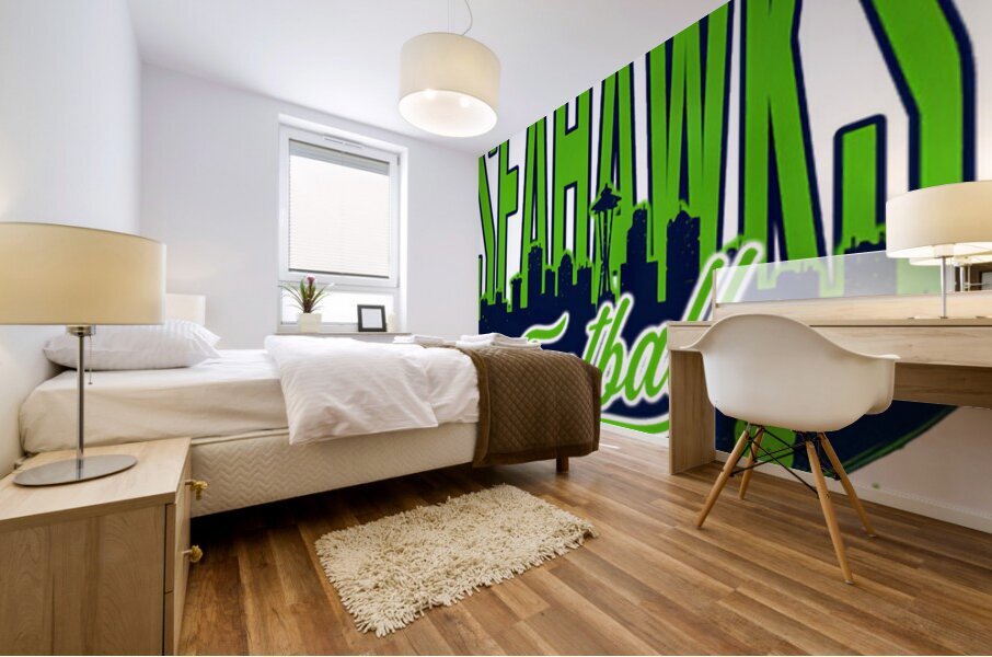 Seattle Seahawks 21 Mural print