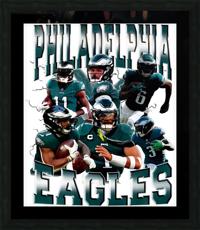 Philadelphia Eagles 4 Picture Frame print