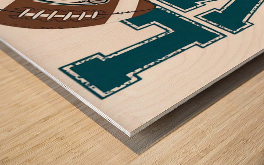 Philadelphia Eagles 39 Wood print