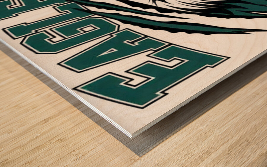 Philadelphia Eagles 3 Wood print
