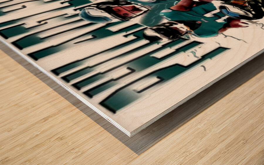 Philadelphia Eagles 4 Wood print