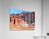 High Wall Red Cliffs Acrylic Print