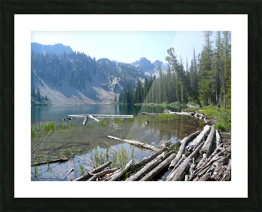 Sawtooth Lake Picture Frame print