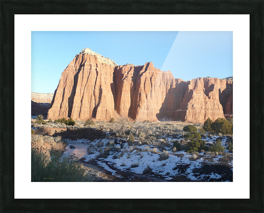 Lighted Cathedral Picture Frame print