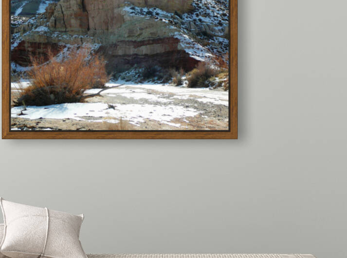 Snow Desert Wash by Brian Shaw