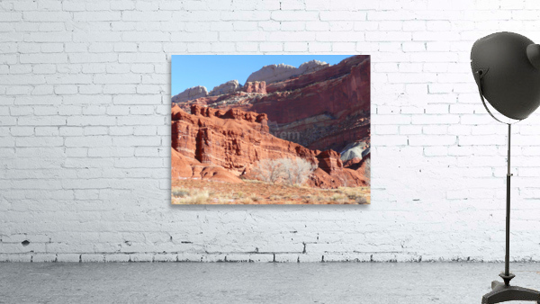 High Wall Red Cliffs Wall Preview