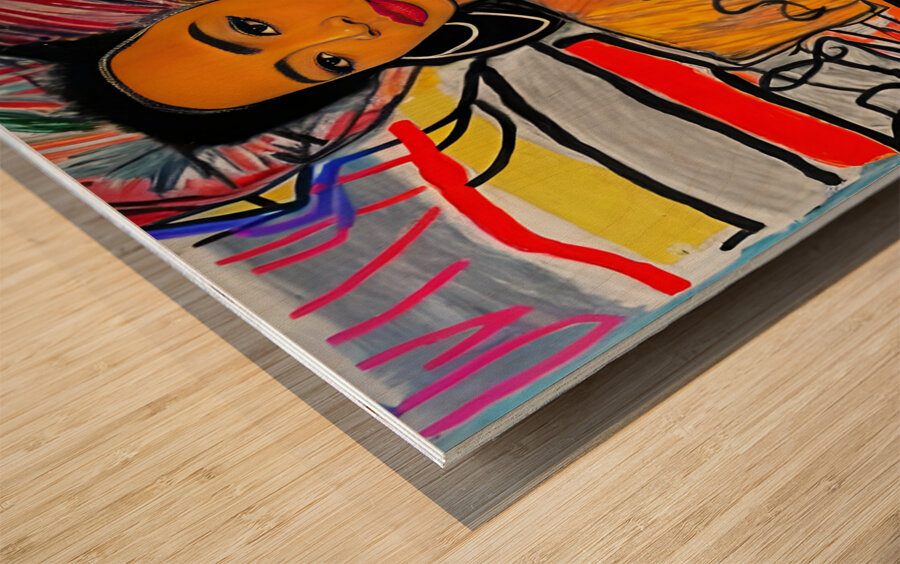 Pikkasso Art - Ultramodern art from top artists 1 Wood print