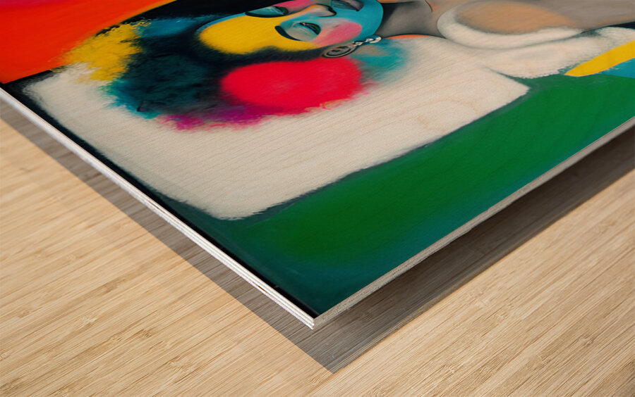 Pikkasso Art - Ultramodern art from top artists 5 Wood print