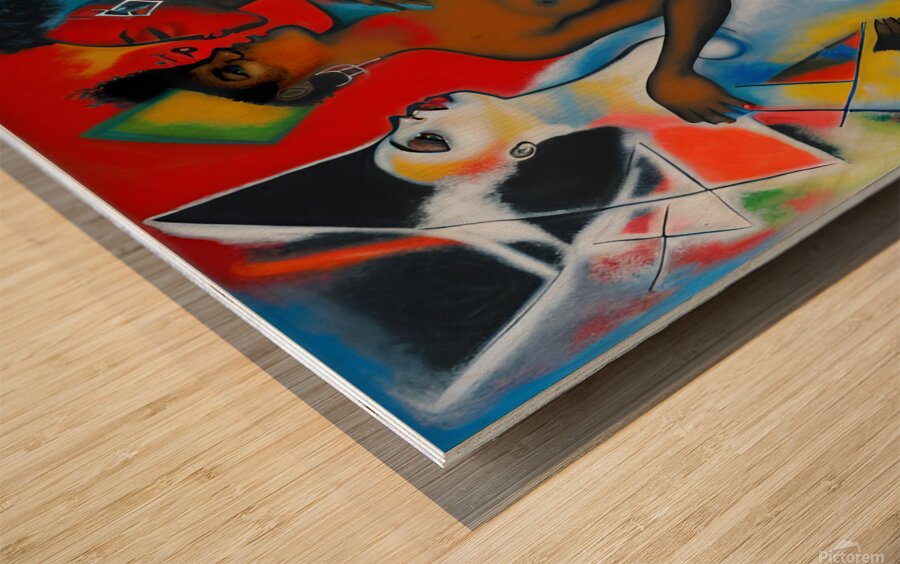 Pikkasso Art - Ultramodern art from top artists 50 Wood print