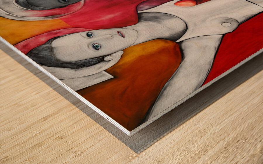 Pikkasso Art - Ultramodern art from top artists 5 Wood print
