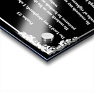 Psalm 23 8BW Acrylic print