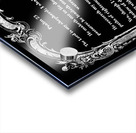 Psalm 23 7BW Acrylic print