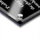 Psalm 29 2 2BW Acrylic print