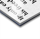 He Only Earns Acrylic print