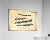 Deuteronomy 28 13 Acrylic Print