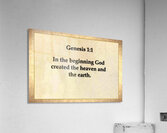 Genesis 1 1  Acrylic Print