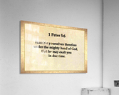 1 Peter 5 6 Acrylic Print