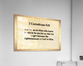 2 Corinthians 5 21 Acrylic Print