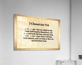 2 Chronicles 7 14 Acrylic Print