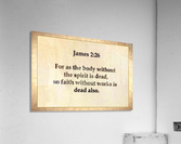 James 2 26 Acrylic Print