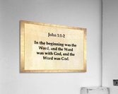 John 1 1 2 Acrylic Print