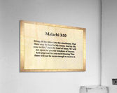 Malachi 3 10 Acrylic Print