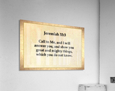 Jeremiah 33 3 Acrylic Print