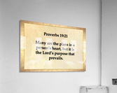 Proverbs 19 21 Acrylic Print
