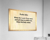 Psalm 103 1 Acrylic Print
