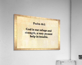 Psalm 46 1 Acrylic Print