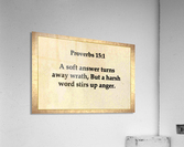 Proverbs 15 1 Acrylic Print
