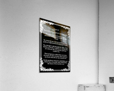 Psalm 23 8BW Acrylic Print