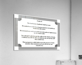 Psalm 23 2WB Acrylic Print