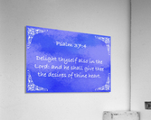 Psalm 37 4 5BL Acrylic Print