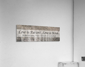 Love Is Acrylic Print