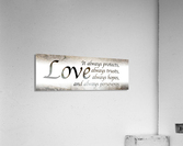 Love Always Acrylic Print