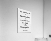 Free Society Acrylic Print