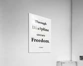 Through Discipline Acrylic Print