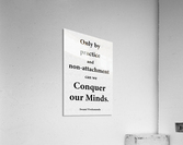Only By Practice Acrylic Print