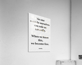 No One Acrylic Print