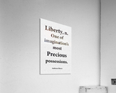Liberty is Precious Acrylic Print