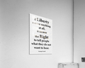 Liberty Means Acrylic Print