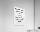 He Only Earns Acrylic Print