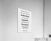 Individual Equality and Freedom Acrylic Print