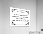 John 1 1 2 Acrylic Print