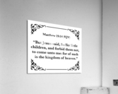 Matthew 19 14 Acrylic Print