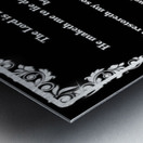 Psalm 23 9BW Metal print