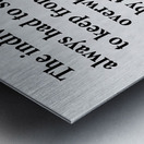 Owning Yourself Metal print