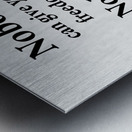 You Take It Metal print