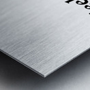 Stop Seeking Approval Metal print